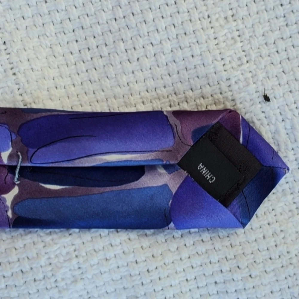 J.‎ Garcia Wired Crossroads purple silk tie